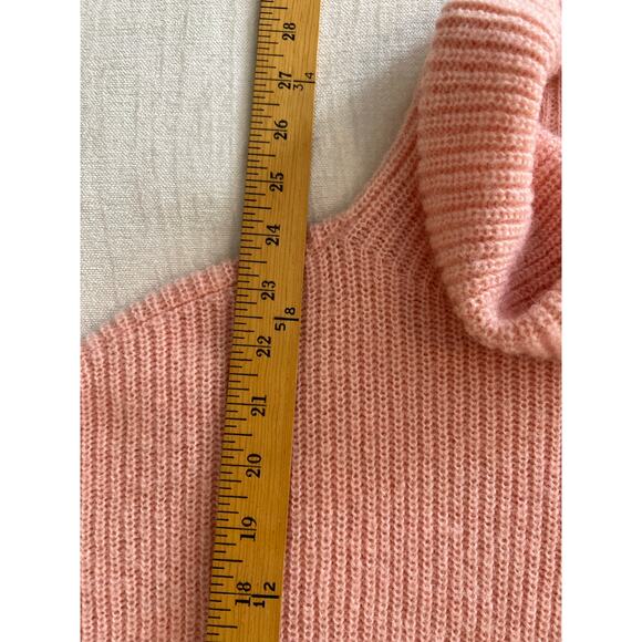 & Other Stories Stockholm Atelier Pink Alpaca Wool Blend Turtleneck Sweater - M - Picture 3 of 6